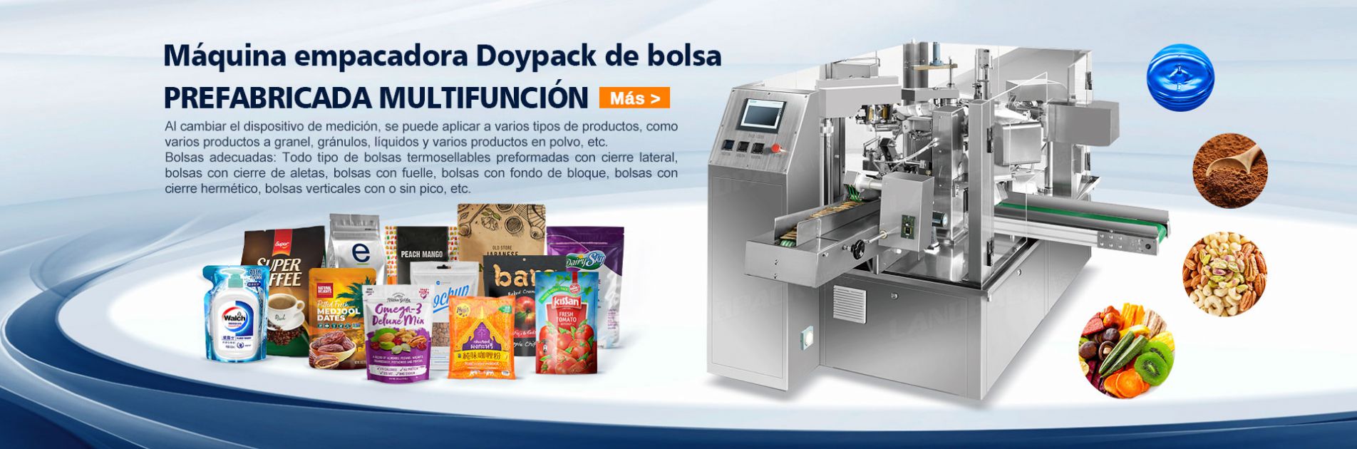 empaquetadora de bolsas prefabricadas