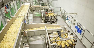 Sistema de envasado de papas fritas para clientes saudíes