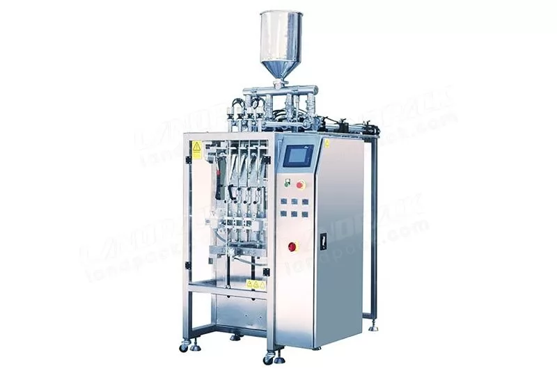 Multi Lane Liquid Stick Filling Packing Machine