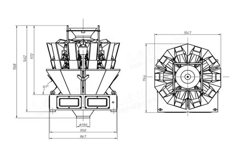 linear weigher packing machine