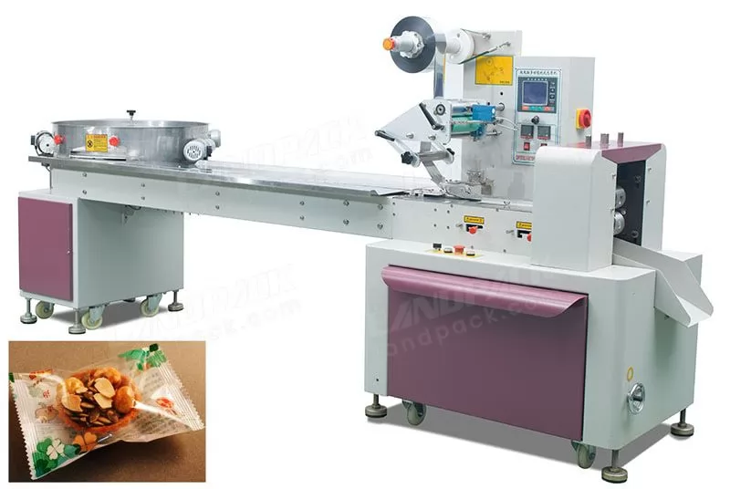 Single Candy/ Jujube Turntable Type Feeding Packing Machine (HFFS)