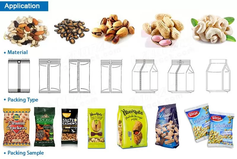 cashew nut packing machine