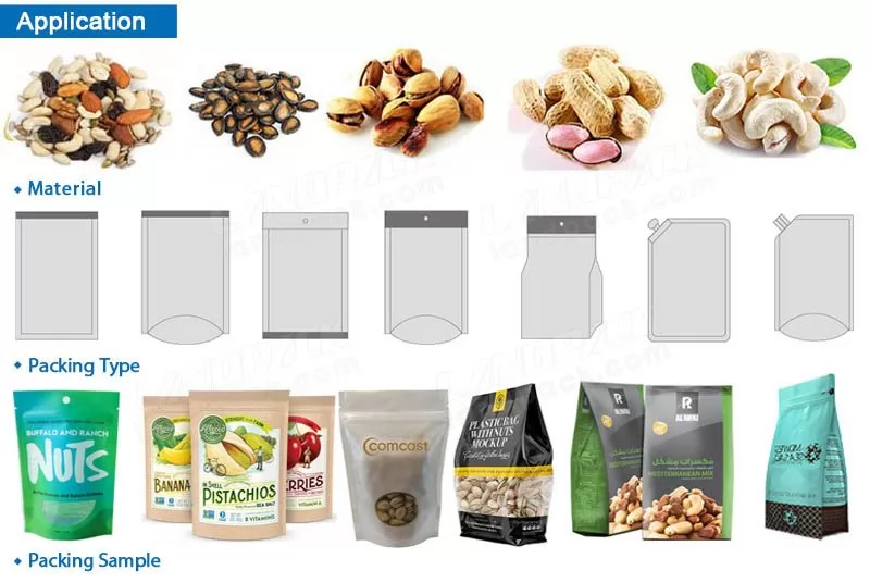 nuts packaging machine