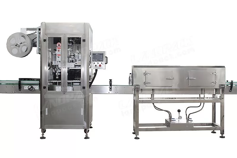 Automatic Sleeve Labeling Machine for Sleeve Labels on The Mouth or Body of Various Bottles.