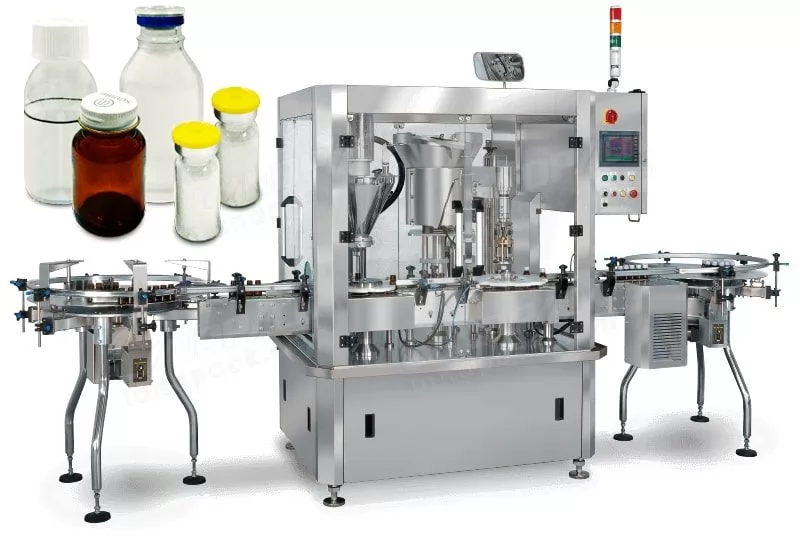 Automatic Powder Filling and Capping Machine Small Volume