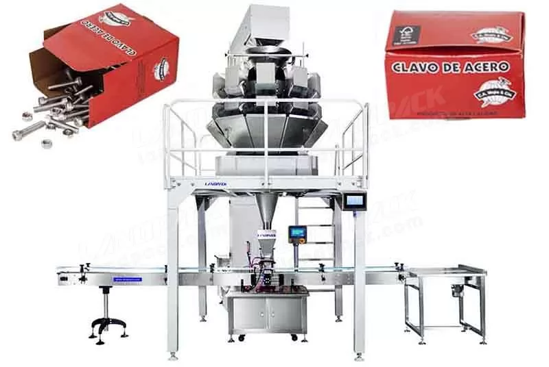 Automatic Nail/ Screw Cartoning Weighing Packing Machine