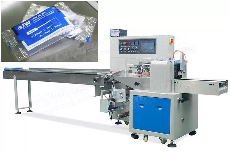 Automatic Bulk Accessories HFFS Horizontal Flow Wrap Packing Machine