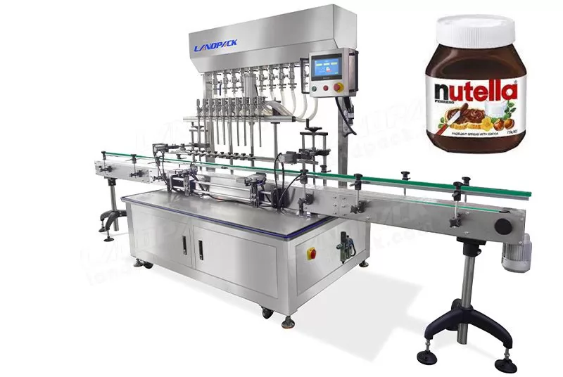 Máquina automática de llenado de botellas de salsa de chocolate