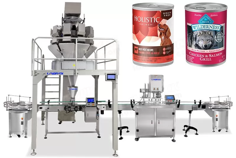 canned pet food filler machines