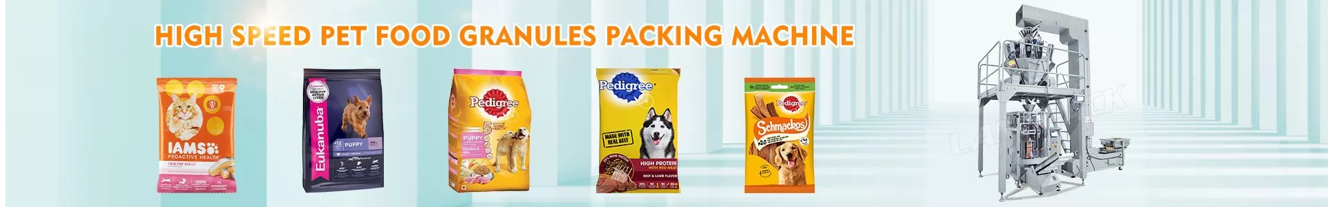 Máquina empacadora de alimentos para mascotas
