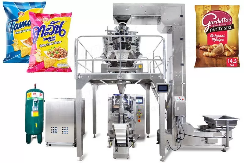 Automatic Nitrogen-Filled Dry Food Pouch Packing Machine With Keep Fresh Function