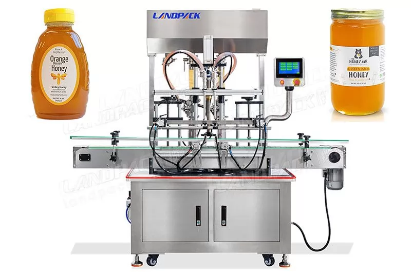 Full Automatic Honey Jar Piston Filling Machine