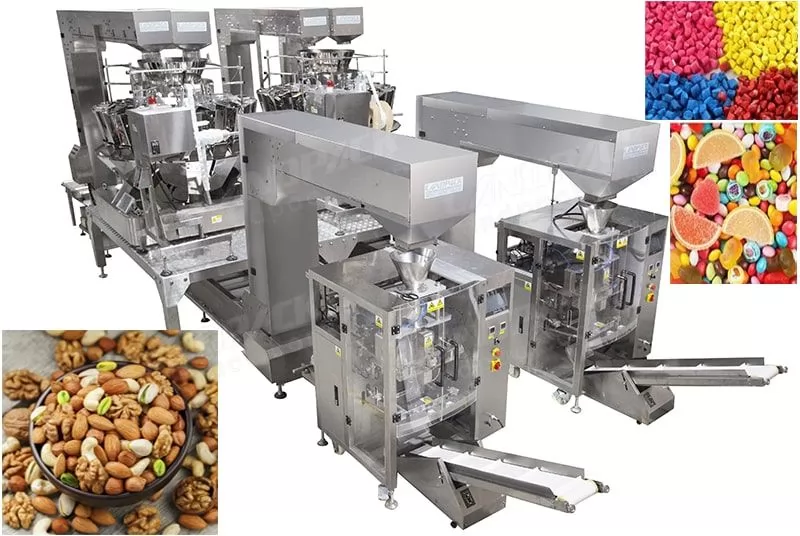 Automatic Weighing And Packing System For Mixed Granular