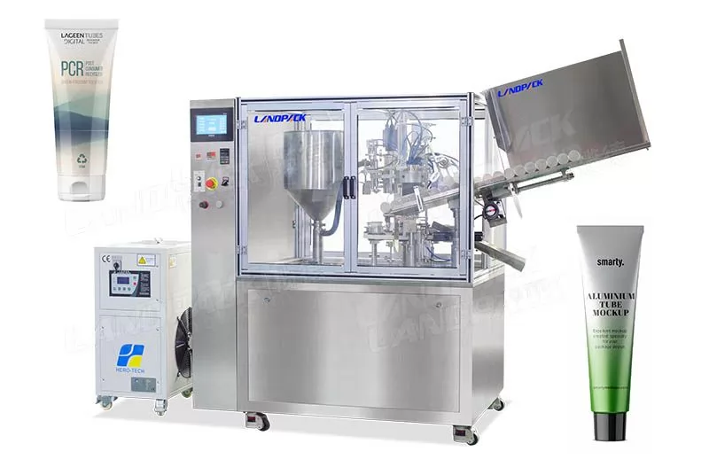 Cosmetic Paste Liquid Tube Filling And Sealing Machine