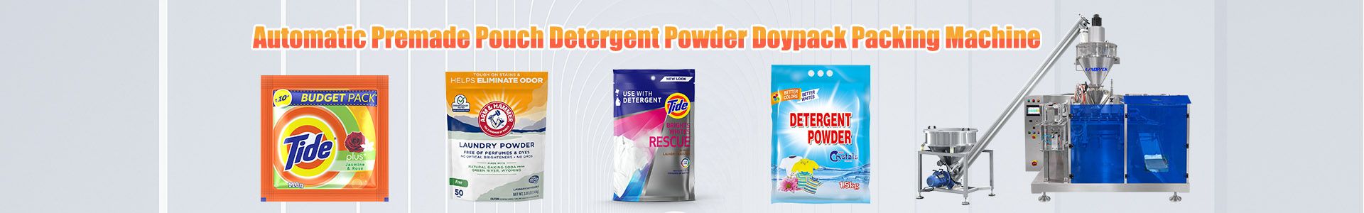 Envasadora de detergente en polvo