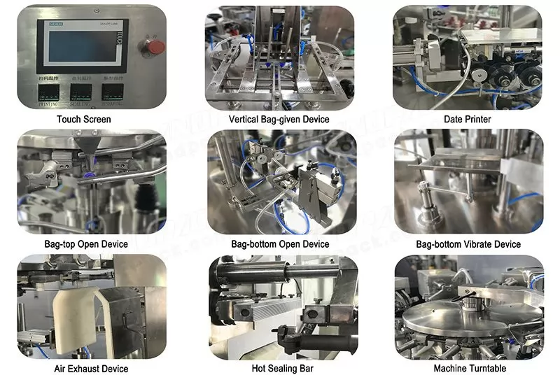 máquina de llenado de bolsas prefabricadas