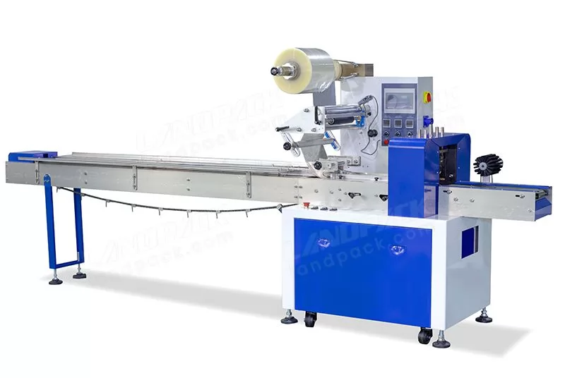 Automatic Flow Wrapping Machine With Three Servos
