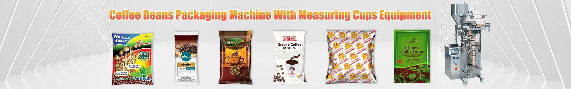 Máquina de envasado de granos de café