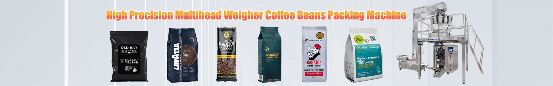 Máquina de envasado de granos de café