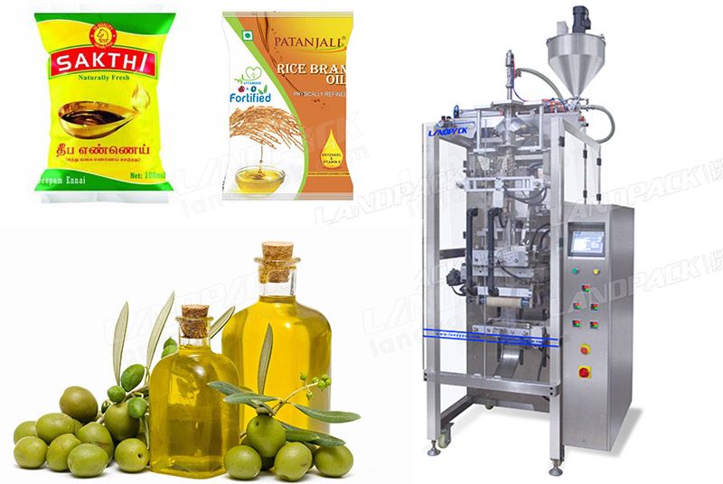 Small Pouch Vertical Packaging Machine For Edible Oil