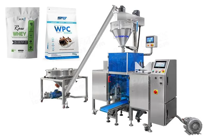 Automatic Protein Powder Doypack Filling Machine For Premade Pouch