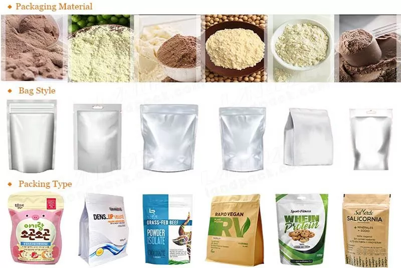 protein powder doypack machine