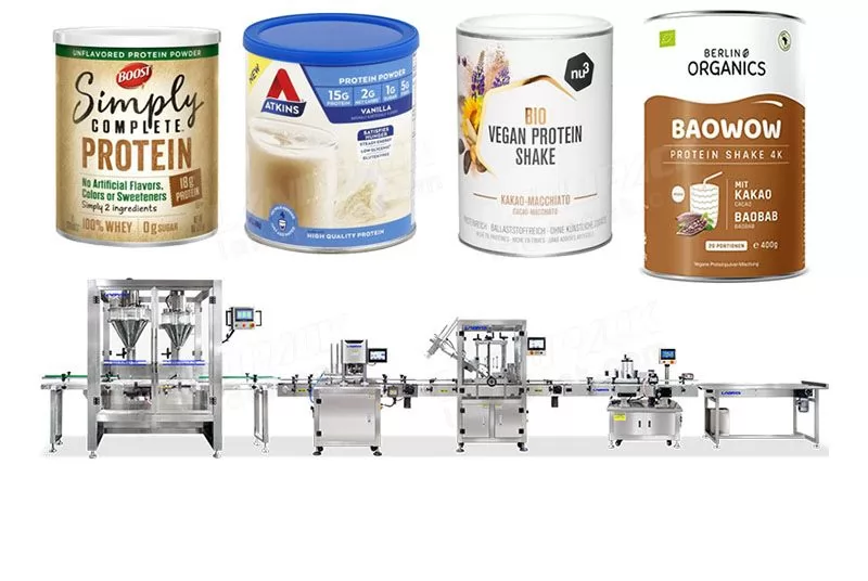 protein powder bottle packing machine