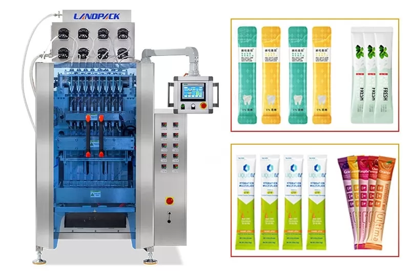 High Speed Liquid Multi Lanes Stick Packaging Machine