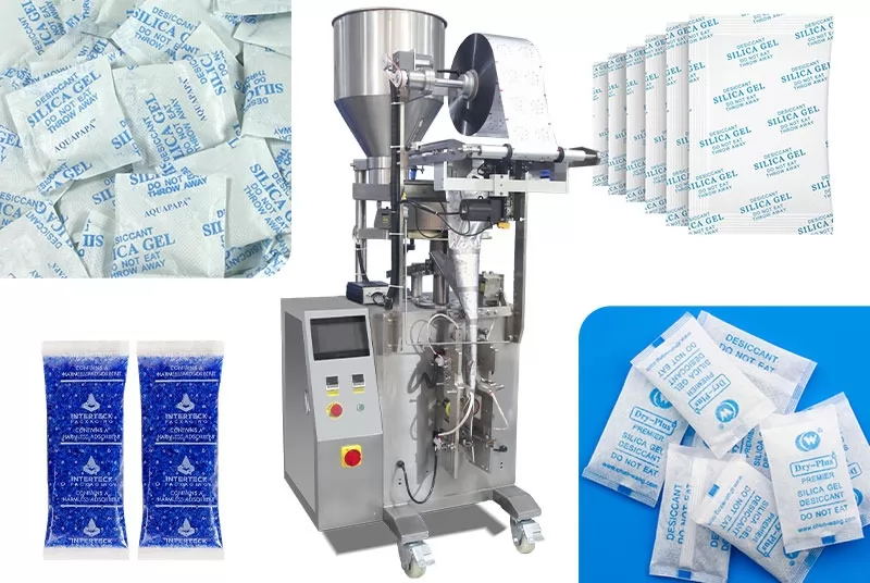 Automatic Silica Gel 3 Sides Sealing Sachet Packing Machine