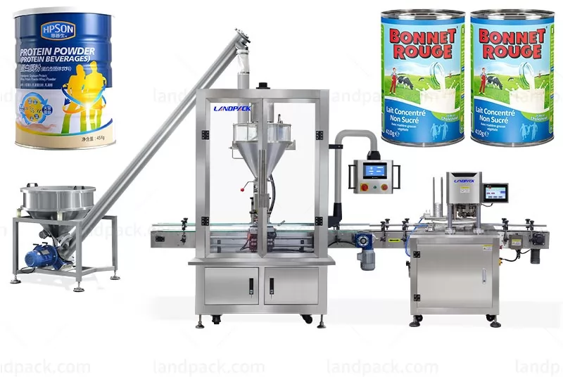 Automatic Premium Powder Filling Machine For Cans Bottles And Tins