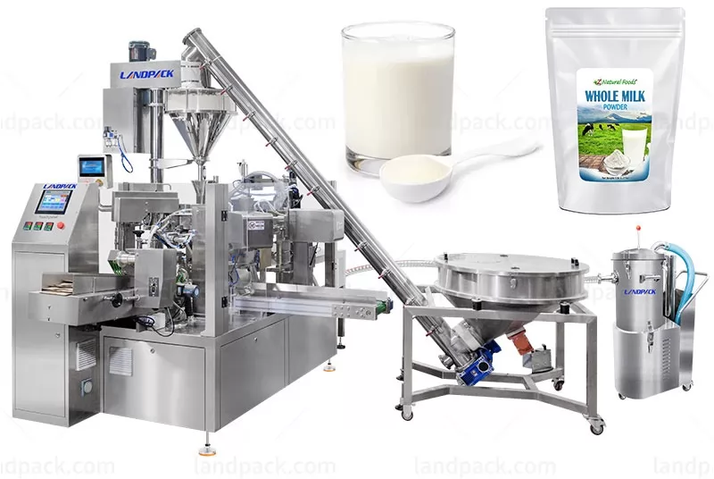 Máquina automática de llenado y sellado de leche en polvo Doypack