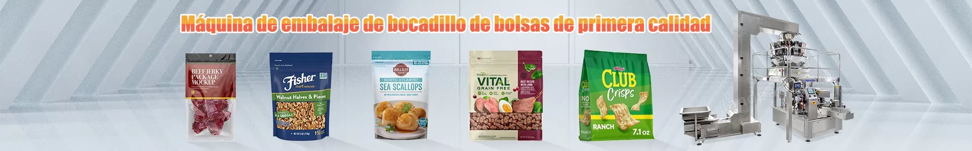 Máquinas rotativos de bolsas prefabricadas