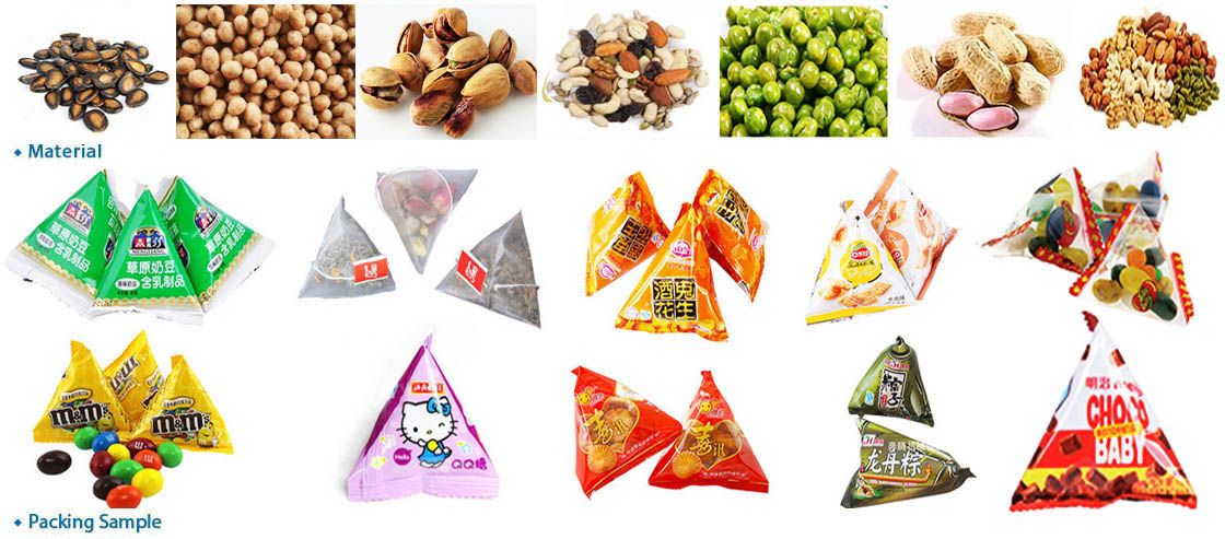 Nuts, Peanut, Beans Pyramid Bag/ Triangle Bag Packing Machine